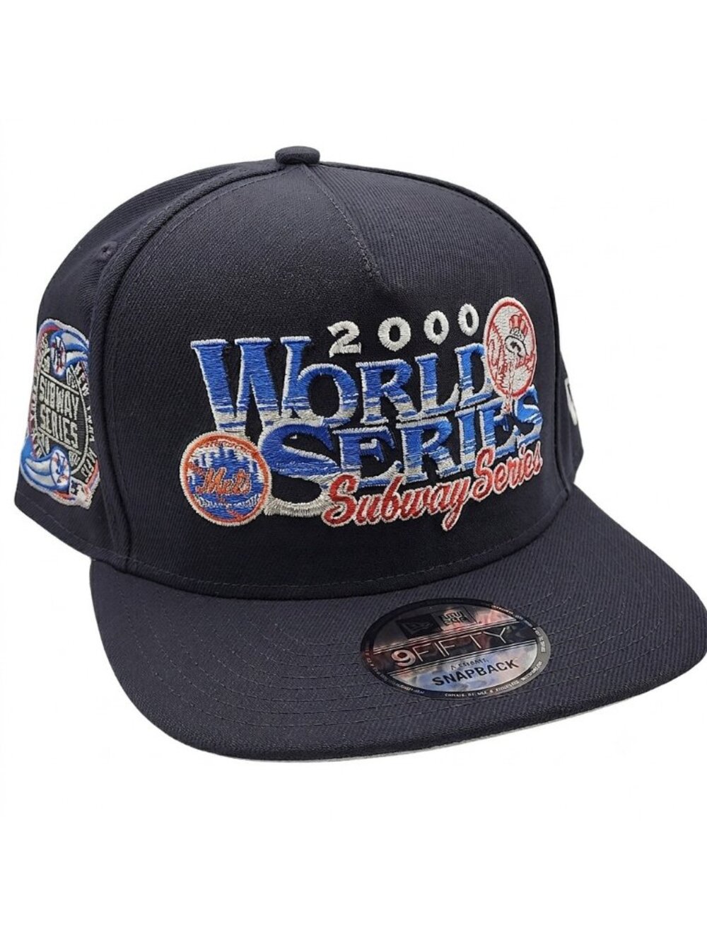 New Era Yankees Mets 2000 Subway World Series 9FIFTY Snapback A-Frame Hat NWT